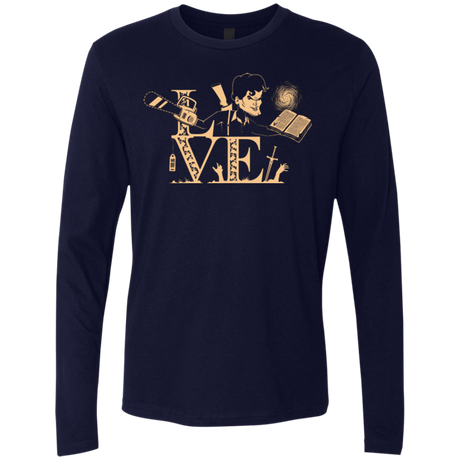 T-Shirts Midnight Navy / Small Love Ash Men's Premium Long Sleeve