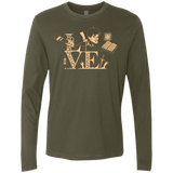 T-Shirts Military Green / Small Love Ash Men's Premium Long Sleeve