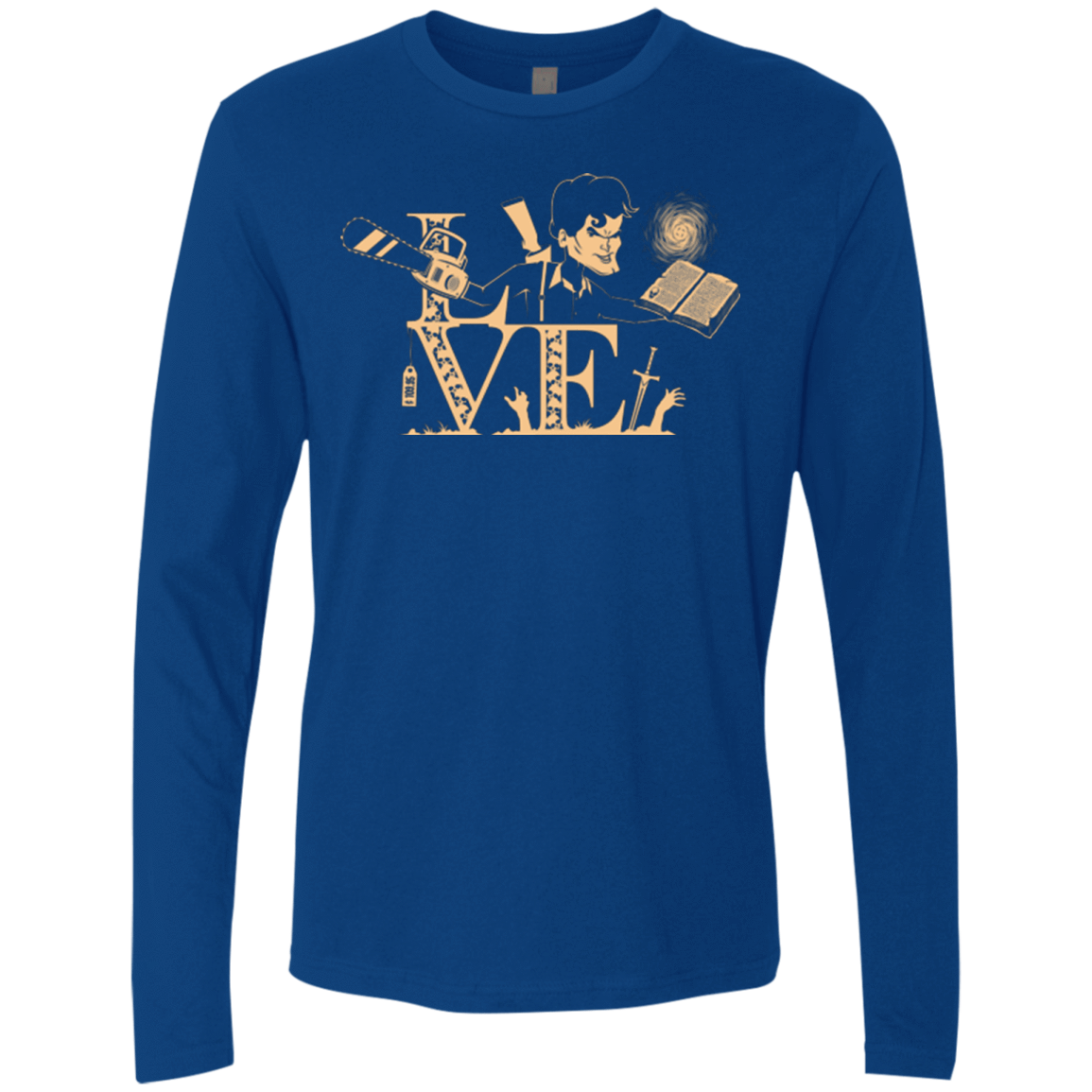 T-Shirts Royal / Small Love Ash Men's Premium Long Sleeve