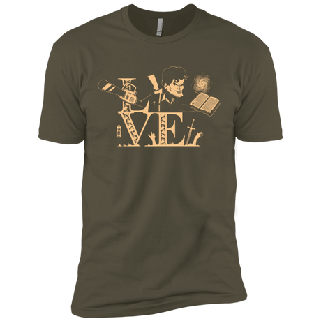 T-Shirts Military Green / X-Small Love Ash Men's Premium T-Shirt