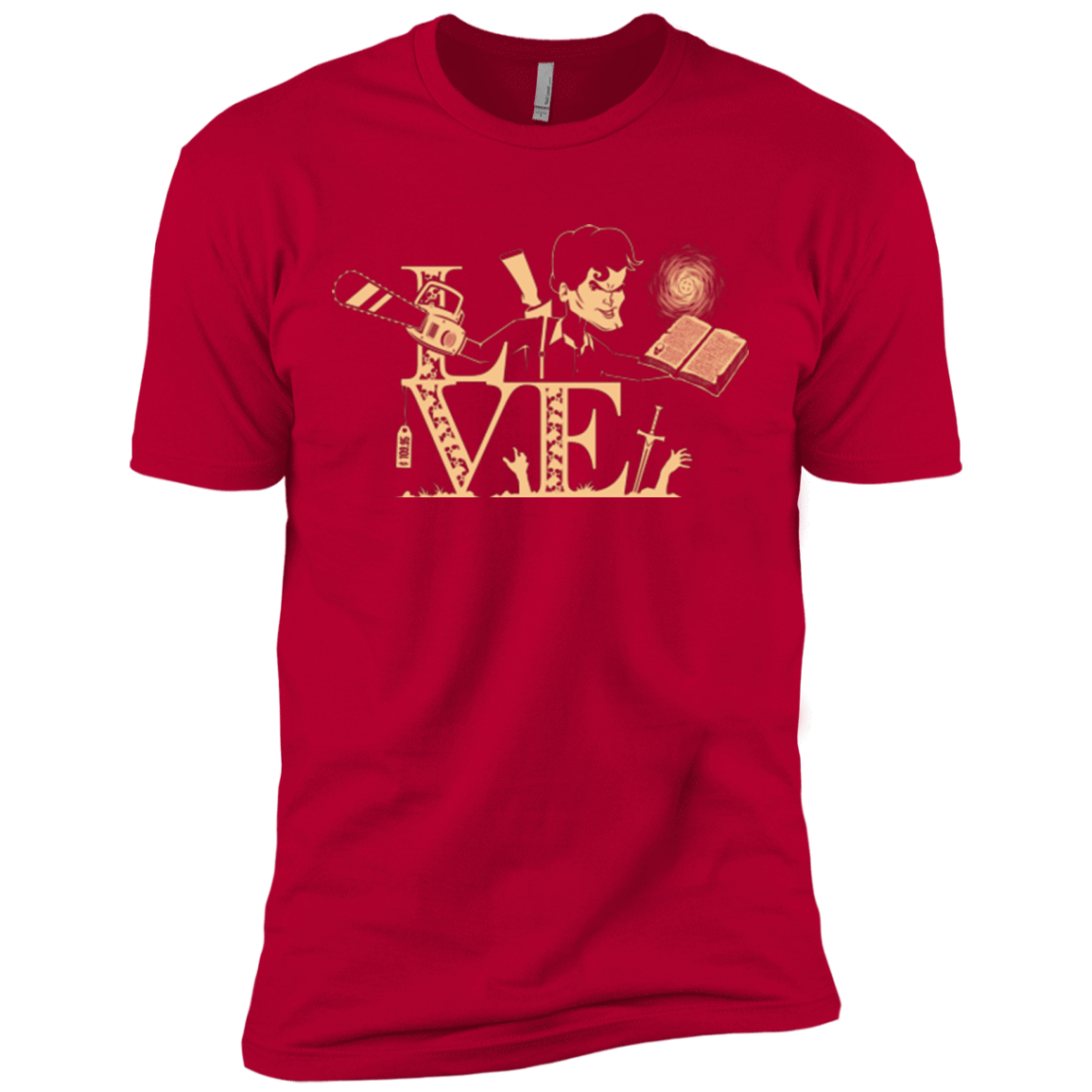 T-Shirts Red / X-Small Love Ash Men's Premium T-Shirt