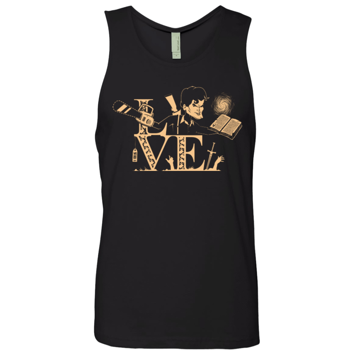 T-Shirts Black / Small Love Ash Men's Premium Tank Top