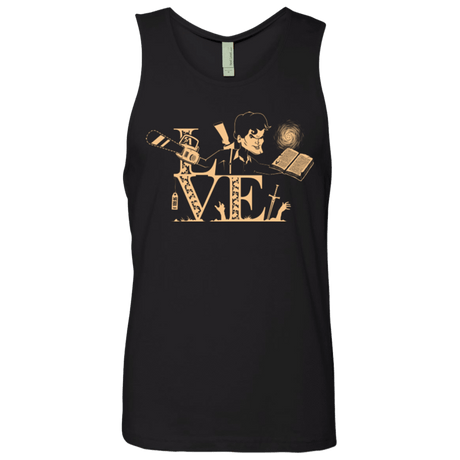 T-Shirts Black / Small Love Ash Men's Premium Tank Top