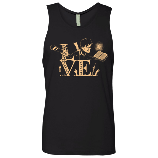 T-Shirts Black / Small Love Ash Men's Premium Tank Top