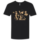 T-Shirts Black / X-Small Love Ash Men's Premium V-Neck