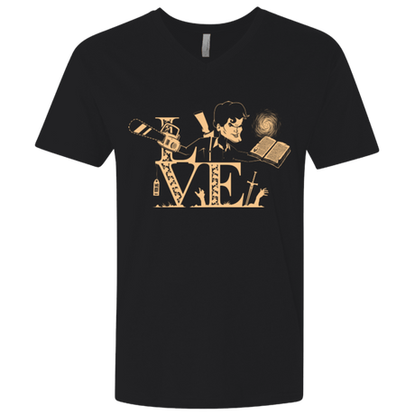 T-Shirts Black / X-Small Love Ash Men's Premium V-Neck