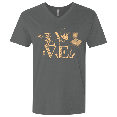T-Shirts Heavy Metal / X-Small Love Ash Men's Premium V-Neck