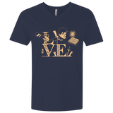 T-Shirts Midnight Navy / X-Small Love Ash Men's Premium V-Neck