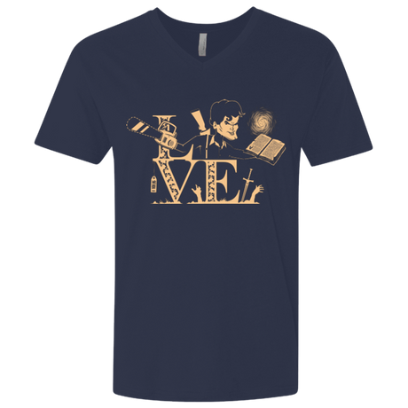 T-Shirts Midnight Navy / X-Small Love Ash Men's Premium V-Neck