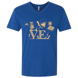 T-Shirts Royal / X-Small Love Ash Men's Premium V-Neck