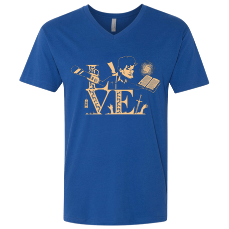 T-Shirts Royal / X-Small Love Ash Men's Premium V-Neck