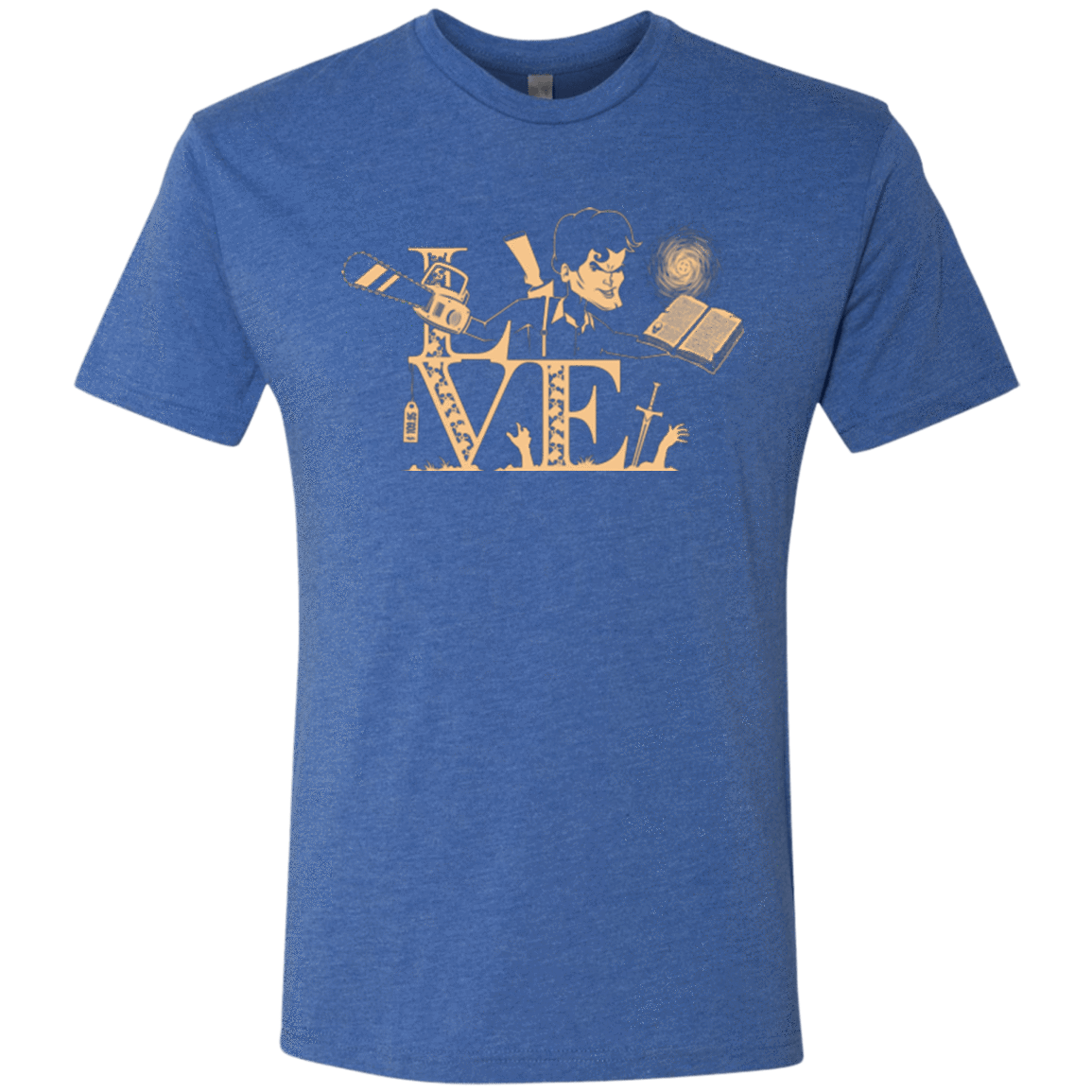 T-Shirts Vintage Royal / Small Love Ash Men's Triblend T-Shirt