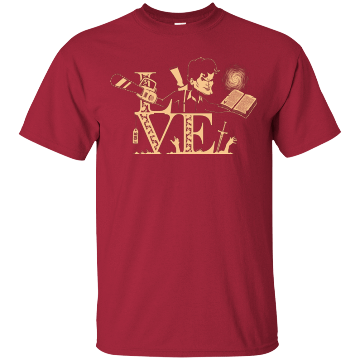 T-Shirts Cardinal / Small Love Ash T-Shirt