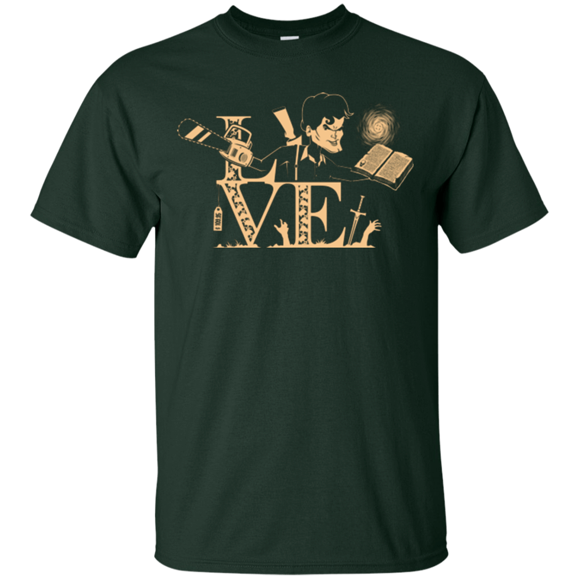 T-Shirts Forest Green / Small Love Ash T-Shirt