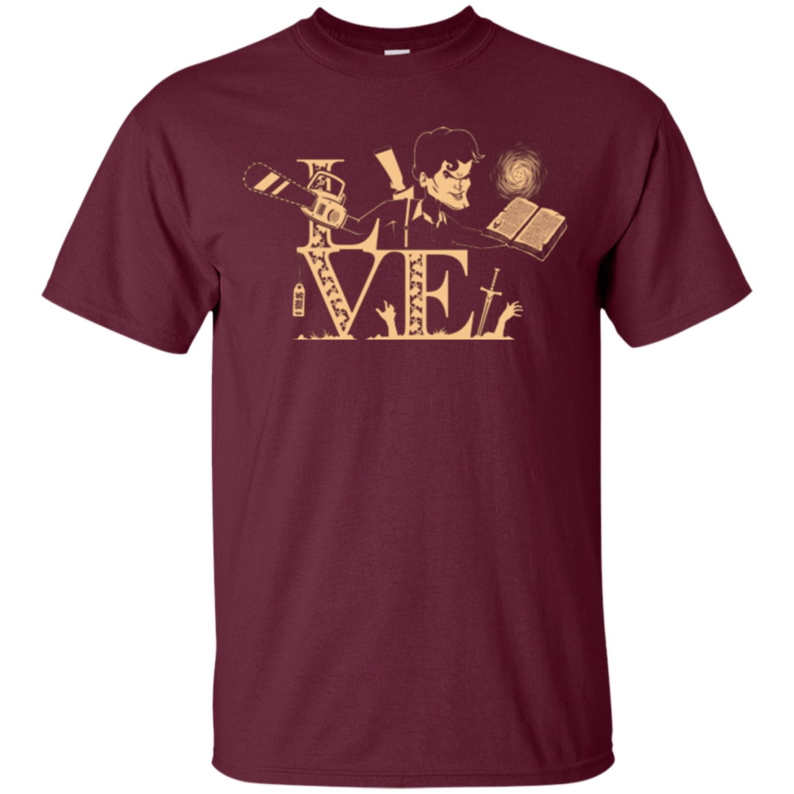 T-Shirts Maroon / Small Love Ash T-Shirt