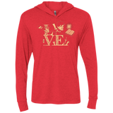 T-Shirts Vintage Red / X-Small Love Ash Triblend Long Sleeve Hoodie Tee