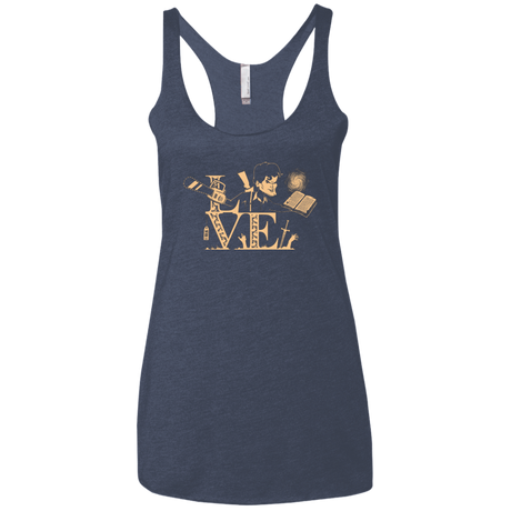 T-Shirts Vintage Navy / X-Small Love Ash Women's Triblend Racerback Tank