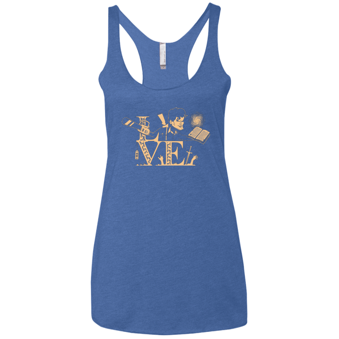 T-Shirts Vintage Royal / X-Small Love Ash Women's Triblend Racerback Tank