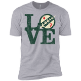 T-Shirts Heather Grey / X-Small LOVE Boba Men's Premium T-Shirt