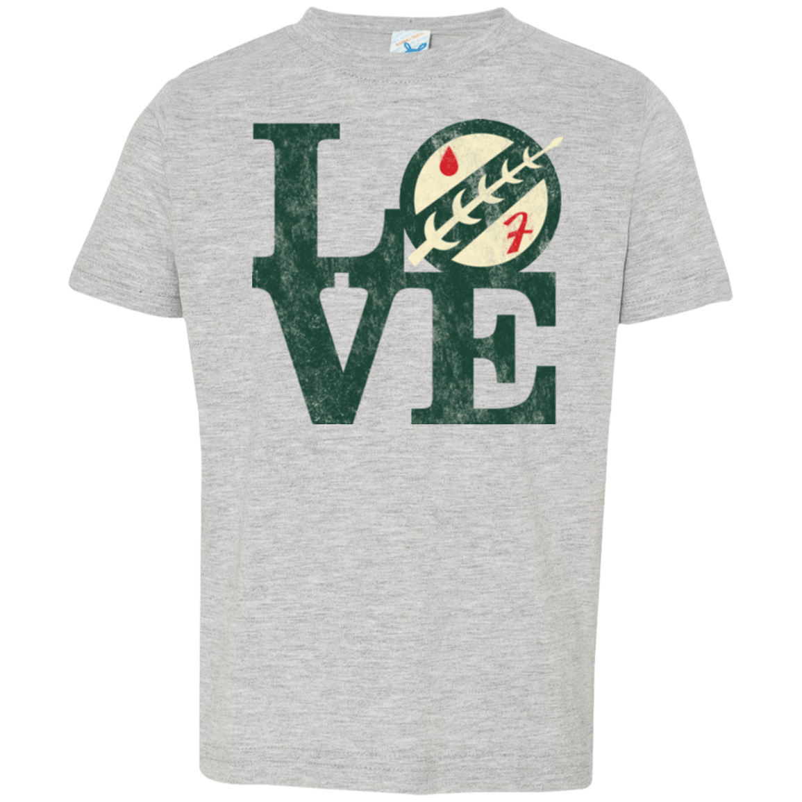 T-Shirts Heather / 2T LOVE Boba Toddler Premium T-Shirt