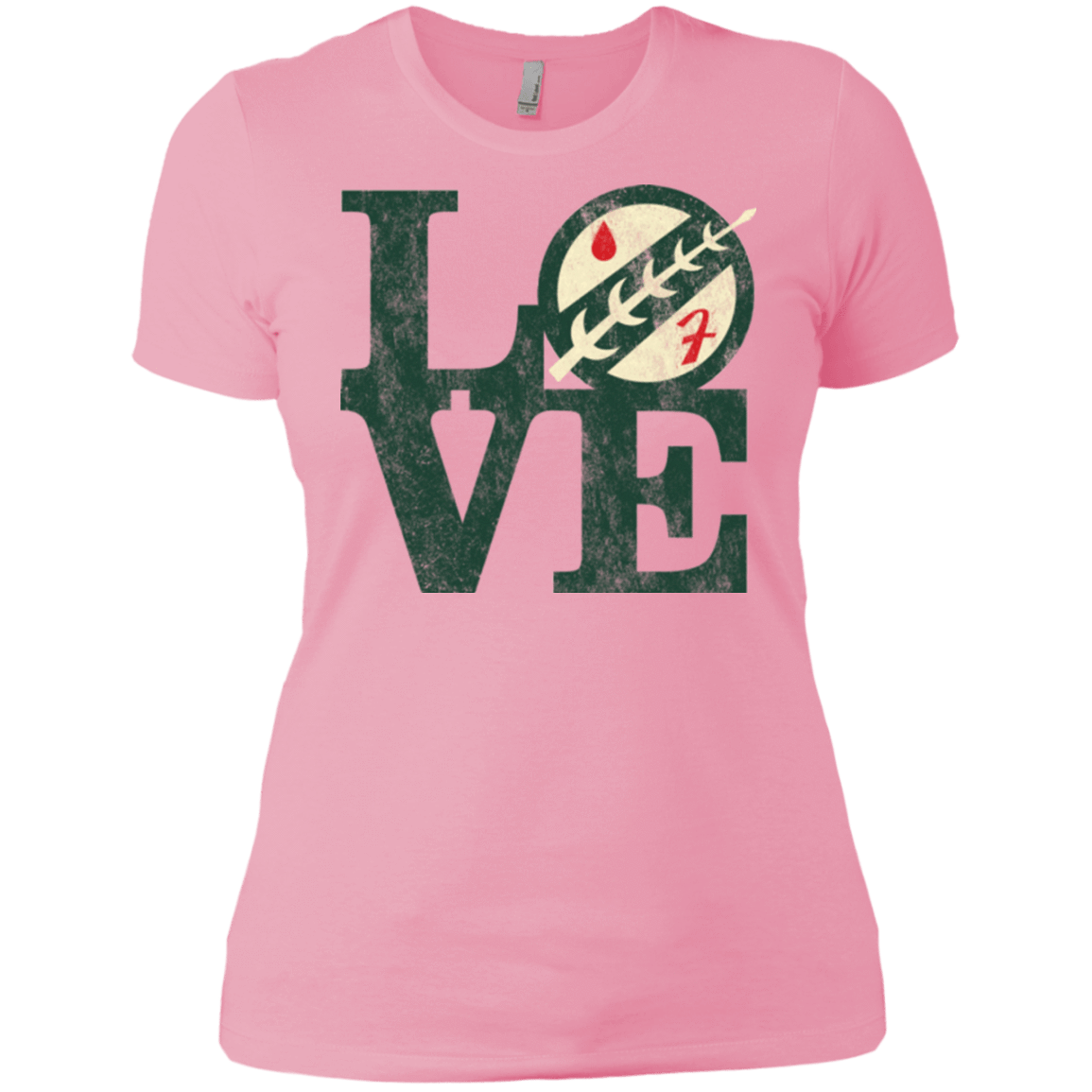 T-Shirts Light Pink / X-Small LOVE Boba Women's Premium T-Shirt
