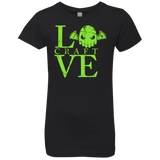 T-Shirts Black / YXS Love craft Girls Premium T-Shirt