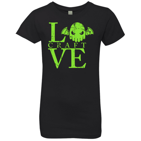 T-Shirts Black / YXS Love craft Girls Premium T-Shirt