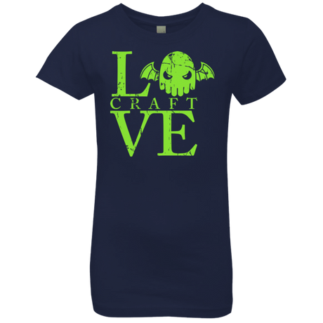 T-Shirts Midnight Navy / YXS Love craft Girls Premium T-Shirt
