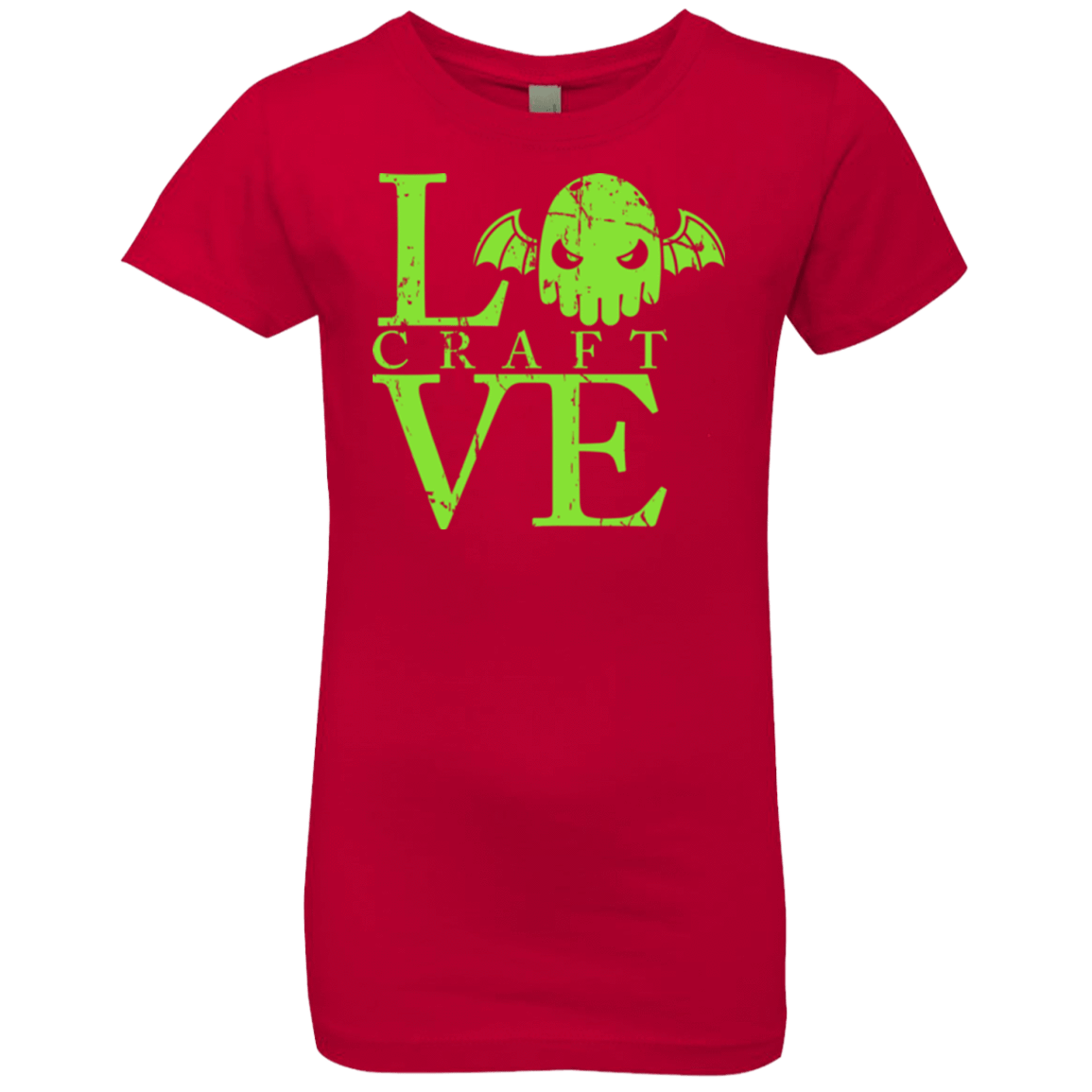 T-Shirts Red / YXS Love craft Girls Premium T-Shirt