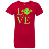 T-Shirts Red / YXS Love craft Girls Premium T-Shirt
