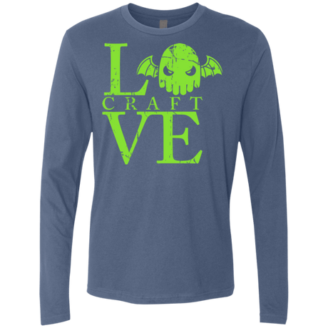 T-Shirts Indigo / Small Love craft Men's Premium Long Sleeve