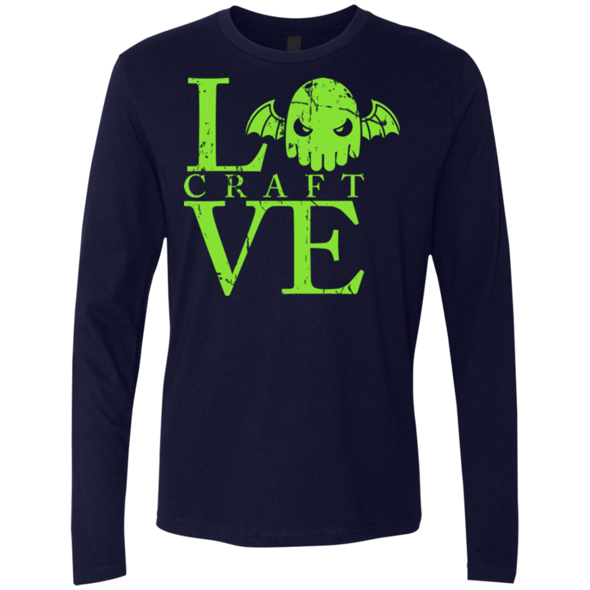 T-Shirts Midnight Navy / Small Love craft Men's Premium Long Sleeve