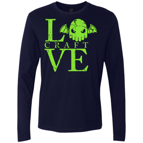 T-Shirts Midnight Navy / Small Love craft Men's Premium Long Sleeve