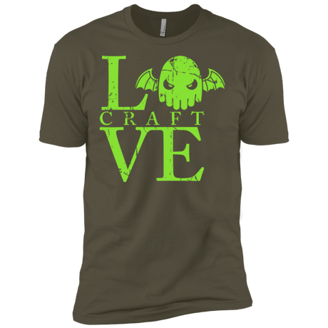 T-Shirts Military Green / X-Small Love craft Men's Premium T-Shirt