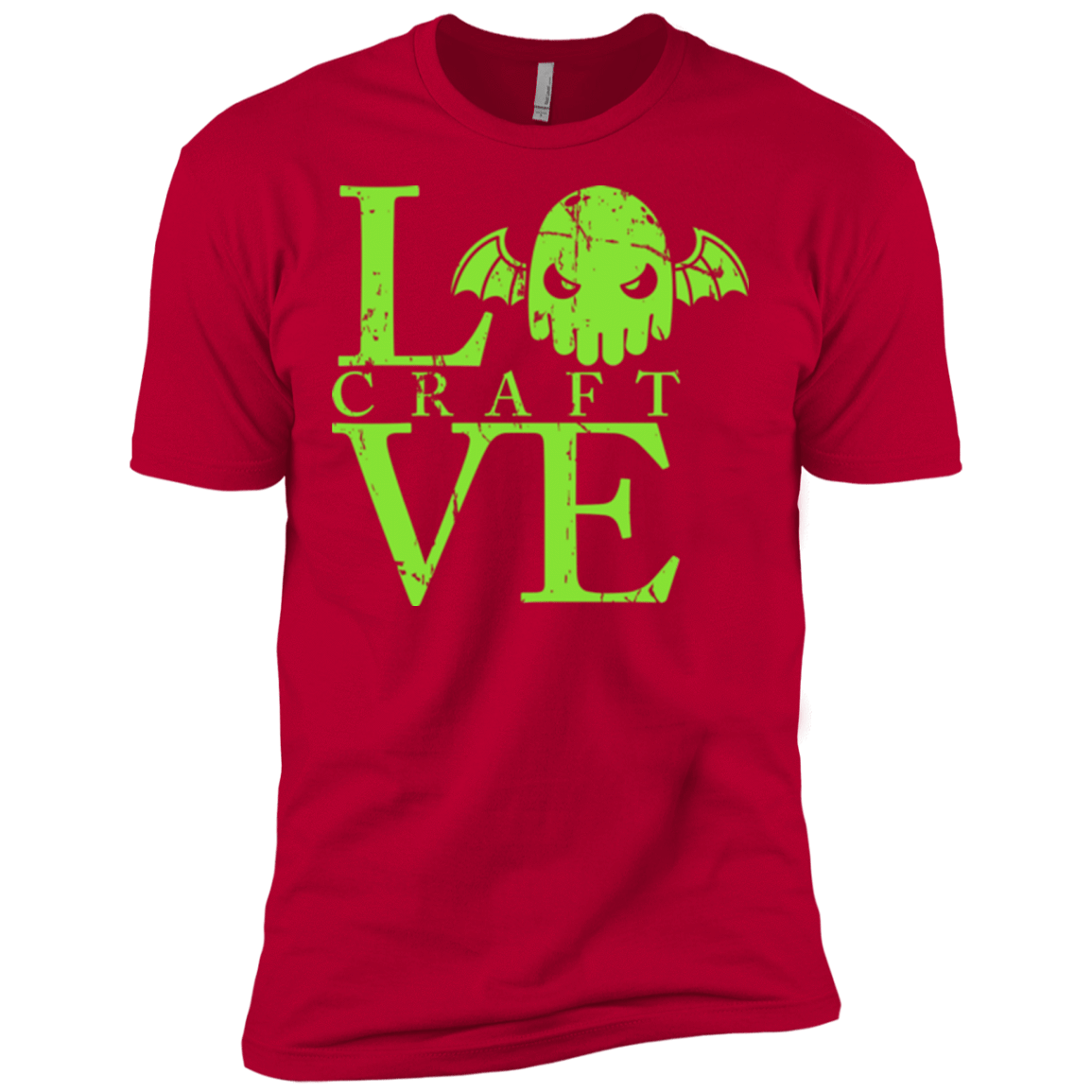 T-Shirts Red / X-Small Love craft Men's Premium T-Shirt