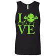 T-Shirts Black / Small Love craft Men's Premium Tank Top