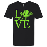 T-Shirts Black / X-Small Love craft Men's Premium V-Neck