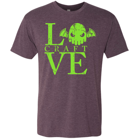 T-Shirts Vintage Purple / Small Love craft Men's Triblend T-Shirt