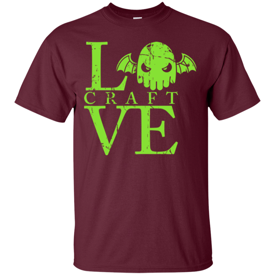 T-Shirts Maroon / Small Love craft T-Shirt