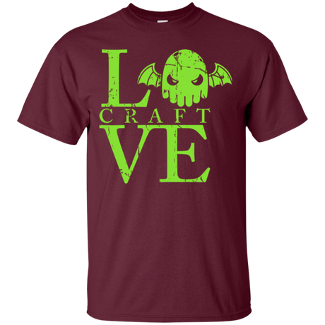 T-Shirts Maroon / Small Love craft T-Shirt