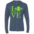 T-Shirts Indigo / X-Small Love craft Triblend Long Sleeve Hoodie Tee