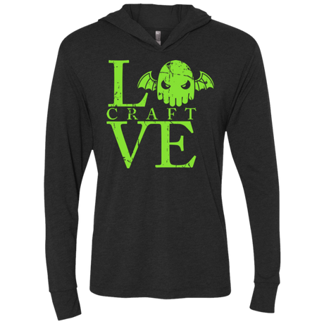 T-Shirts Vintage Black / X-Small Love craft Triblend Long Sleeve Hoodie Tee