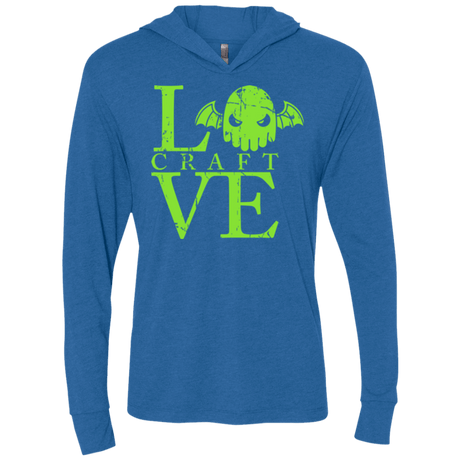 T-Shirts Vintage Royal / X-Small Love craft Triblend Long Sleeve Hoodie Tee