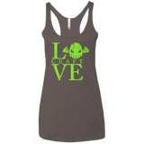 T-Shirts Macchiato / X-Small Love craft Women's Triblend Racerback Tank