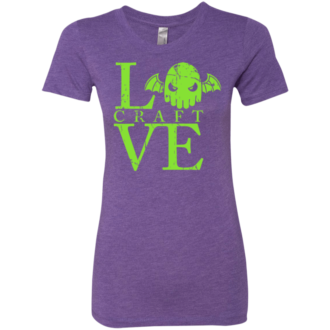 T-Shirts Purple Rush / Small Love craft Women's Triblend T-Shirt