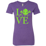 T-Shirts Purple Rush / Small Love craft Women's Triblend T-Shirt