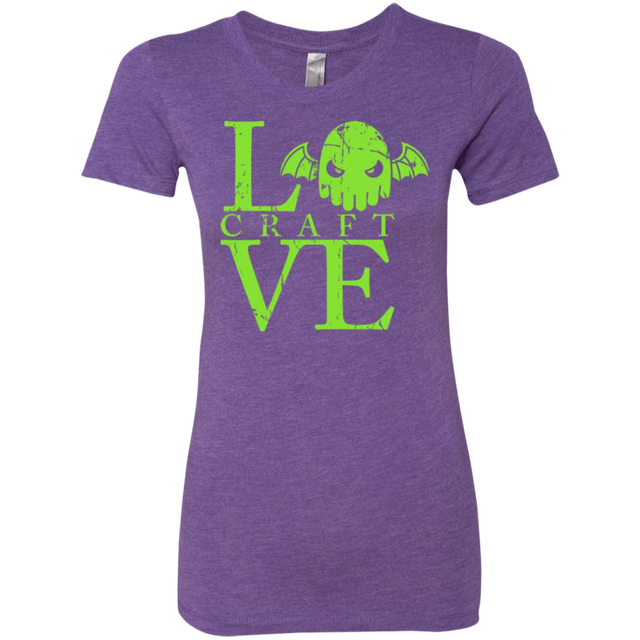 T-Shirts Purple Rush / Small Love craft Women's Triblend T-Shirt