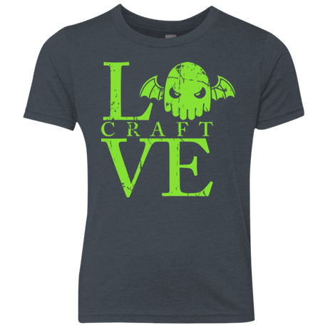 T-Shirts Vintage Navy / YXS Love craft Youth Triblend T-Shirt