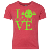 T-Shirts Vintage Red / YXS Love craft Youth Triblend T-Shirt
