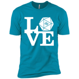 T-Shirts Turquoise / YXS Love D20 Boys Premium T-Shirt